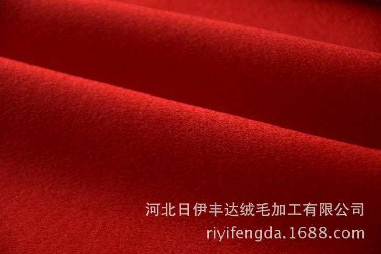 双面纯绒大红 详情1